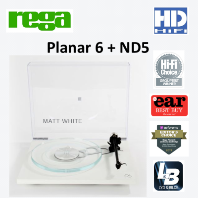 REGA PLANAR 6 Turntable ( ตัวเลือกหัวเข็ม ND5 หรือ ND7)