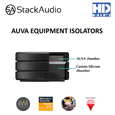 StackAudio AUVA Equipment Isolators for Silence the noise