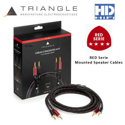 Triangle RED Serie - Mounted Speaker Cables (Pair)