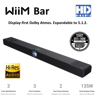 WiiM Bar Soundbar for home theater