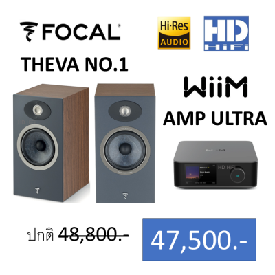 ชุดฟังเพลง WiiM Amp Ultra พร้อมลำโพง (ชุดคู่)