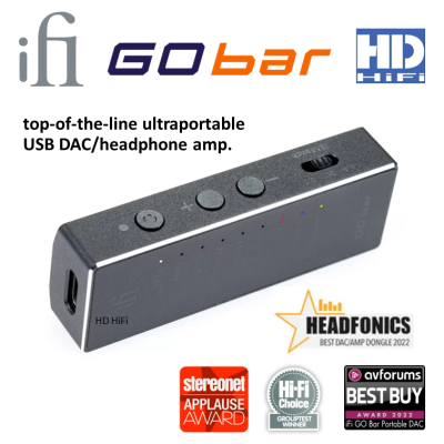 iFi GO Bar Ultraportable USB DAC/headphone Amplifier