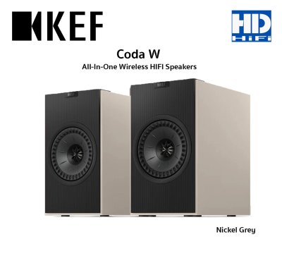 KEF Coda W All-In-One Wireless HiFi Speakers