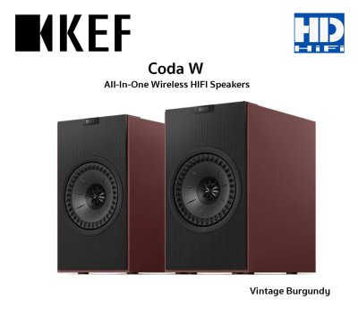 KEF Coda W All-In-One Wireless HiFi Speakers
