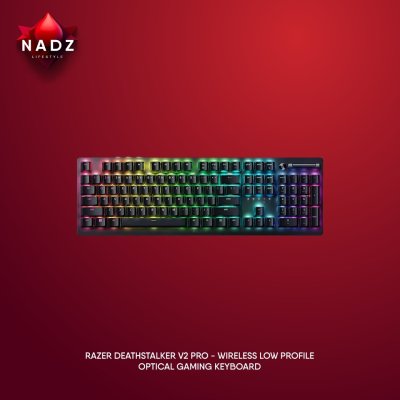 RAZER DeathStalker V2 Pro - Wireless Low Profile Optical Gaming Keyboard