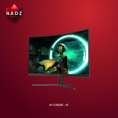 AOC 31.5" VA CURVED Gaming monitor,165Hz,FHD 1920X1080,1MS,B/R250,Adaptive Sync,HDMI, DP, Adjustable stand