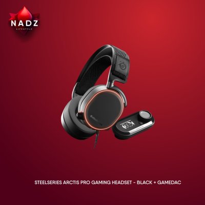 Steelseries Arctis Pro Gaming Headset - Black + Gamedac