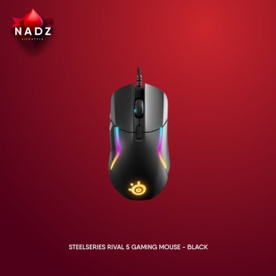 Steelseries Rival 5 Gaming Mouse - Black