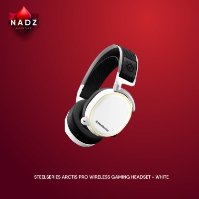 STEELSERIES ARCTIS PRO WIRELESS GAMING HEADSET - WHITE