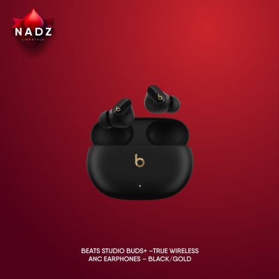 Beats Studio Buds+ True Wireless Active Noise Cancelling  Earphones – Black/Gold