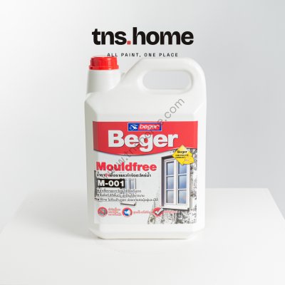 น้ำยากำจัดเชื้อราและตะไคร่น้ำ สำหรับผนังก่อนทาสี ปกป้องยาวนาน – Beger MoldFree M-001 – TNS.HOME