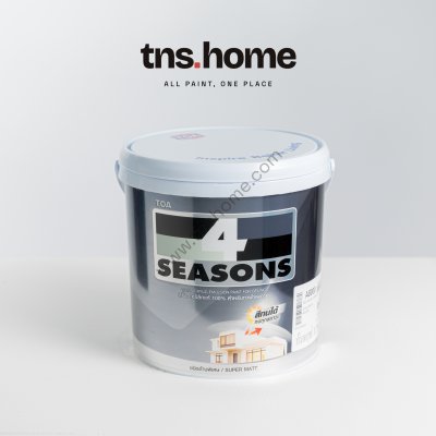สีน้ำทาฝ้าเพดานชนิดด้าน สีขาว ทนทุกสภาพอากาศ ปกปิดพื้นผิวดี – TOA 4Seasons Ceiling Paint A7000 – TNS.HOME