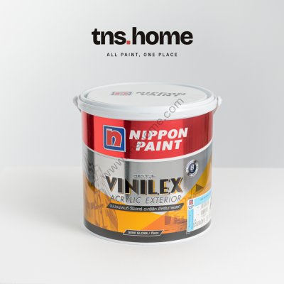 สีน้ำอะคริลิก Nippon Paint Vinilex ทาภายนอก ชนิดกึ่งเงา (เบส A)