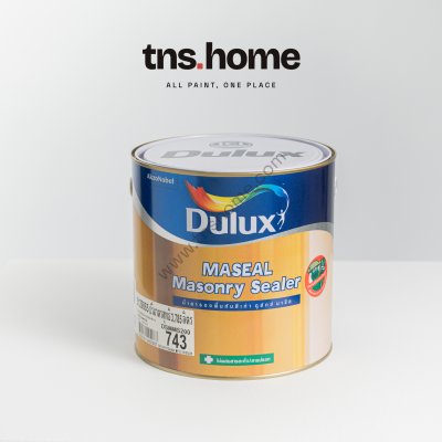 สีรองพื้นปูนเก่า Dulux Maseal 743 ดูลักซ์ มาซีล สูตรน้ำมัน ชนิดใส (กันด่าง)
