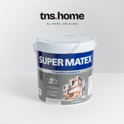 สีทาฝ้าเพดานทีโอเอ ซุปเปอร์เมเทค สีขาวและควันบุหรี่ ชนิดด้าน – TOA Supermatex Ceiling Paint SM700 SM800 – TNS.HOME