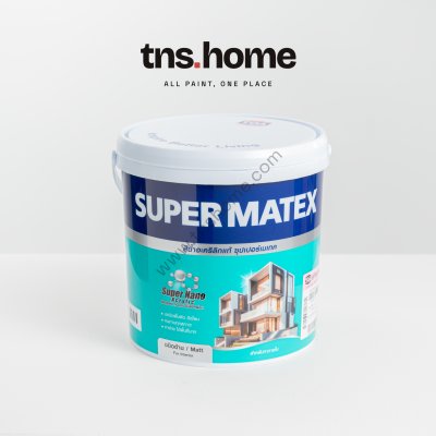 TOA Super Matex ซุปเปอร์เมเทค สีภายใน ชนิดด้าน เบส A สีขาว ภาพ 1