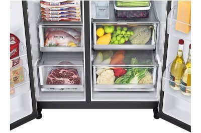 ตู้เย็น Instaview Side by Side 22.4 คิว GC-X257CMEW Smart Inverter Compressor™