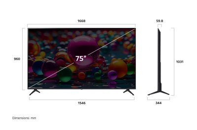 ทีวี LG UHD AI UA84 4K Smart TV 2025
