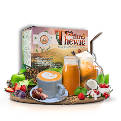 Tea Thewie Thai tea mixed 19 in 1 with herbs and vitamins