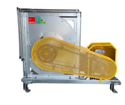 FSA (พัดลมหอยโข่ง/ใบกรงกระรอก-ดูดด้านเดียว-ขับสายพาน)