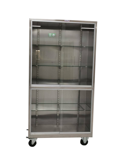 ตู้สแตนเลส 5 ชั้น - ติดล้อ