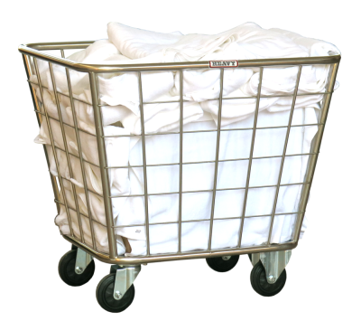 รถเข็นสเตนเลสใส่ผ้าแห้ง