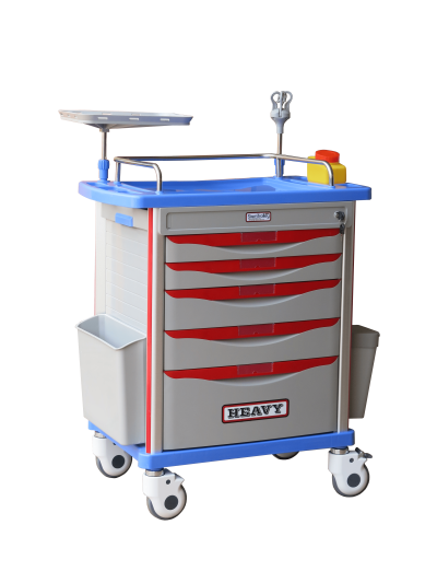 รถเข็นฉุกเฉิน พลาสติก (Emergency Trolley )