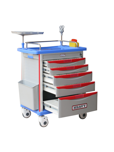 รถเข็นฉุกเฉิน พลาสติก (Emergency Trolley )