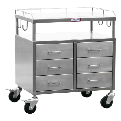 รถเข็นหัตถการ 6 ชั้น