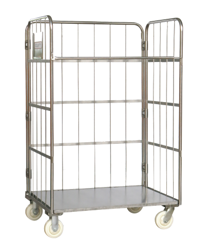 รถเข็นทรงสูง สแตนเลส