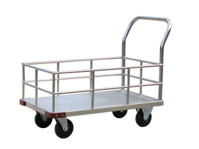 รถเข็นสแตนเลส + คอกกันตก