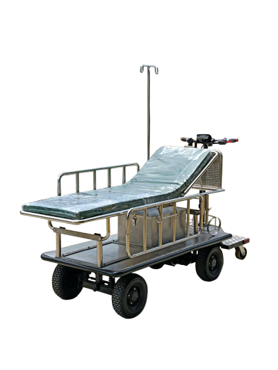 เตียงเปลติดมอเตอร์ไฟฟ้า รุ่นยืนขับ