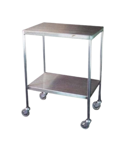 โต๊ะวางเครื่องมือแพทย์ 2 ชั้น