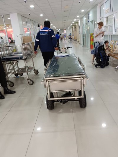 เตียงเปลติดมอเตอร์ไฟฟ้า