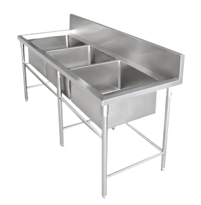 โต๊ะซิงค์ 3 หลุม 6 ขา