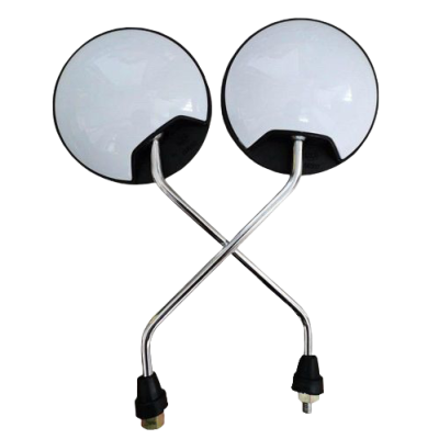 ชุดกระจกกลมสีขาว (P-MR-01)