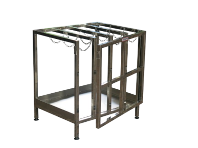 ที่เก็บท่อออกซิเจน ขนาด 6 คิว จำนวน 8 ท่อ