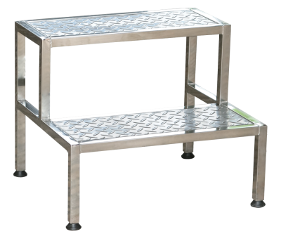 บันไดสแตนเลส 2 ขั้น