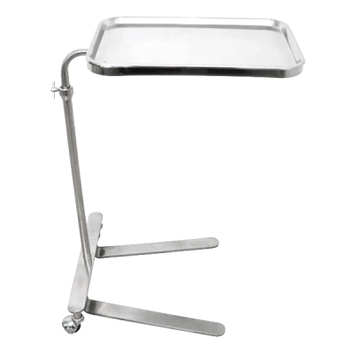 รถเข็นทำแผลเมโย 2 ล้อ รุ่นขาแบน