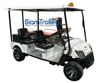 รถกอล์ฟทางการแพทย์ติดเตียงฉุกเฉิน