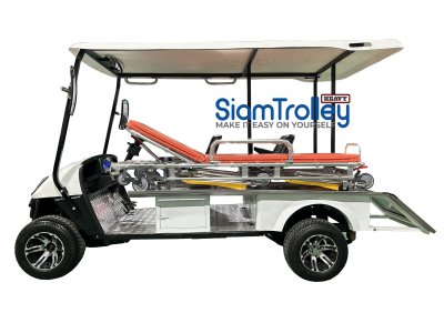 รถกอล์ฟทางการแพทย์ติดเตียงฉุกเฉิน