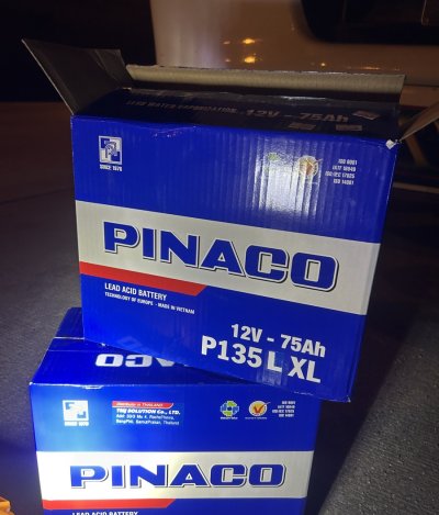 เปลี่ยนแบตเตอรี่รถบรรทุก แหลมฉบังด่วน 24 ชม. pinaco p135