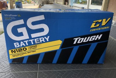 แบตเตอรี่_N120_120แอมป์_GS_ใช้ได้กับรถบรรทุก_เครื่องปั่นไฟ_รถบัส แบตเตอรี่_N120_120แอมป์_GS_ใช้ได้กับรถบรรทุก_เครื่องปั่นไฟ_รถบัส