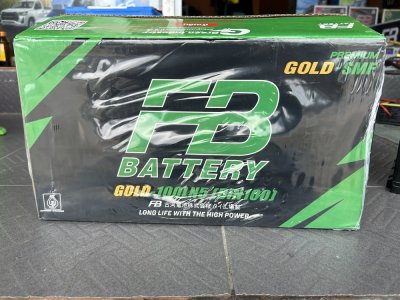 แบตเตอรี่รถยนต์ FB 100แอมป์  LN5 ขั่วจม DIN100 รถยุโรปBMW Series 5 520d, 523i, 525i ศรีราชา แหลมฉบัง 