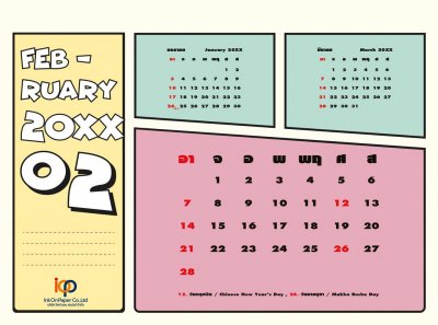 Calendar Pop Art