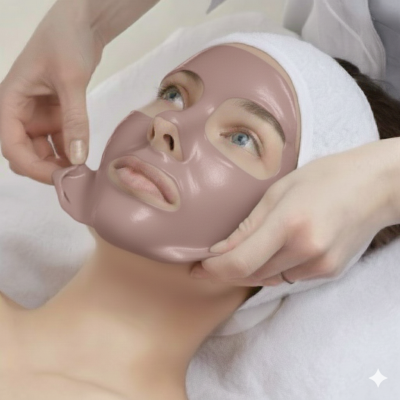 Exosome Firming Peel Off Mask (ลอกออก/สีชมพูอมน้ำตาล)