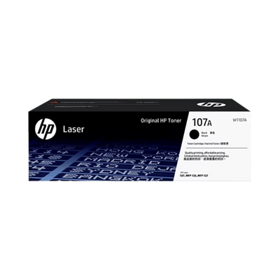 HP 107A Black Original Laser Toner Cartridge (W1107A)