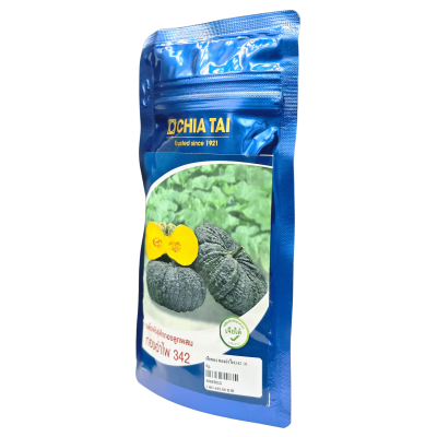 เมล็ดพันธุ์ฟักทอง ทองอำไพ 342   ตรา เจียไต๋ ขนาด 100 ก. เมล็ดพันธุ์ฟักทอง ทองอำไพ 342   ตรา เจียไต๋ ขนาด 100 ก.