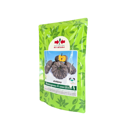 เมล็ดฟักทอง ข้าวตอก 573 F1 ตราศรแดง ขนาด 100 กรัม เมล็ดฟักทอง ข้าวตอก 573 F1 ตราศรแดง ขนาด 100 กรัม