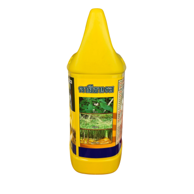 คายีซาเรส ( กลูโฟซิเนต-แอมโมเนียม )  ตรา หวีทอง 4 ลิตร คายีซาเรส ( กลูโฟซิเนต-แอมโมเนียม )  ตรา หวีทอง 4 ลิตร